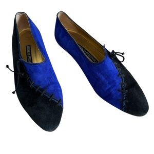 Andrea Pfister Vintage 80/90’s Rare Two-Tone Suede Heels Size 7